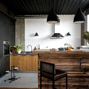 Стиль лофт в интерьере квартиры: дизайн гостиной, кухни, прихожей